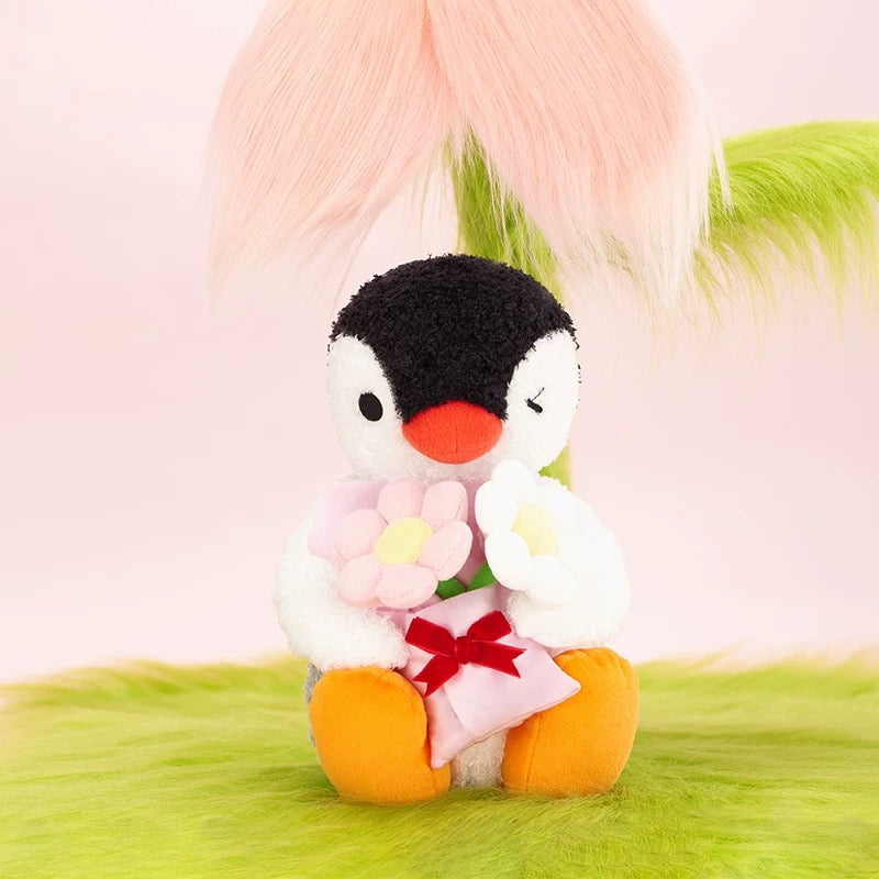 pingu-x-shandmoo-love-series-pinga-holding-flowers-plush-doll