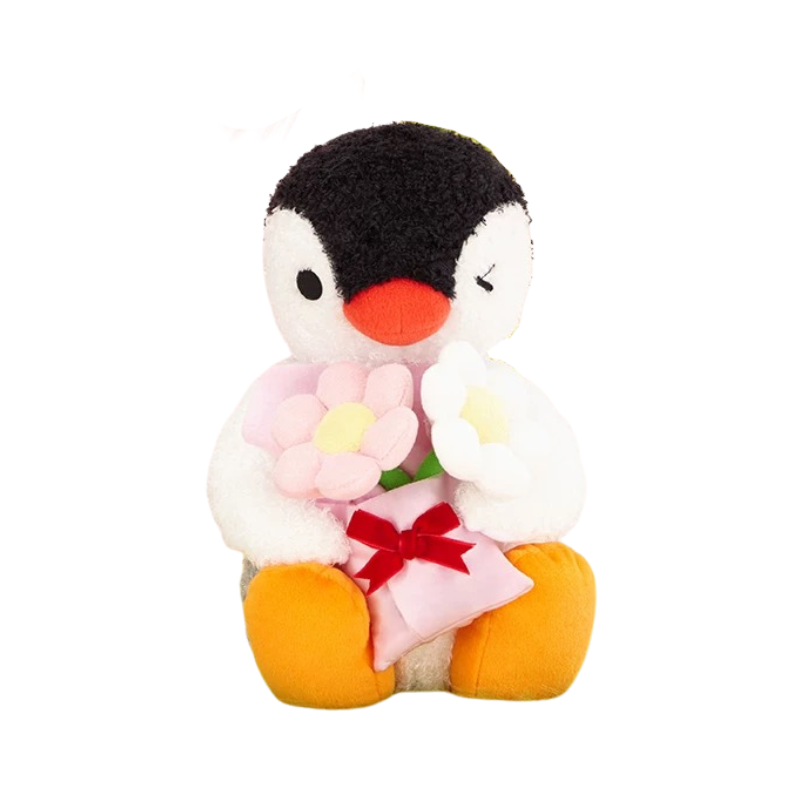 pingu-x-shandmoo-love-series-pinga-holding-flowers-plush-doll