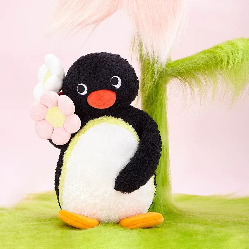 pingu-x-shandmoo-love-series-pingu-hiding-flowers-plush-doll