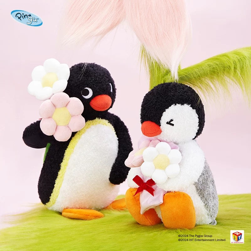pingu-x-shandmoo-love-series-pingu-hiding-flowers-plush-doll