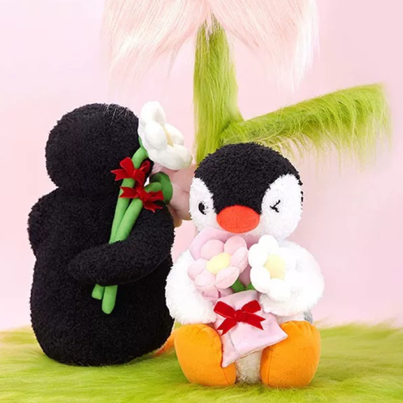 pingu-x-shandmoo-love-series-pingu-hiding-flowers-plush-doll