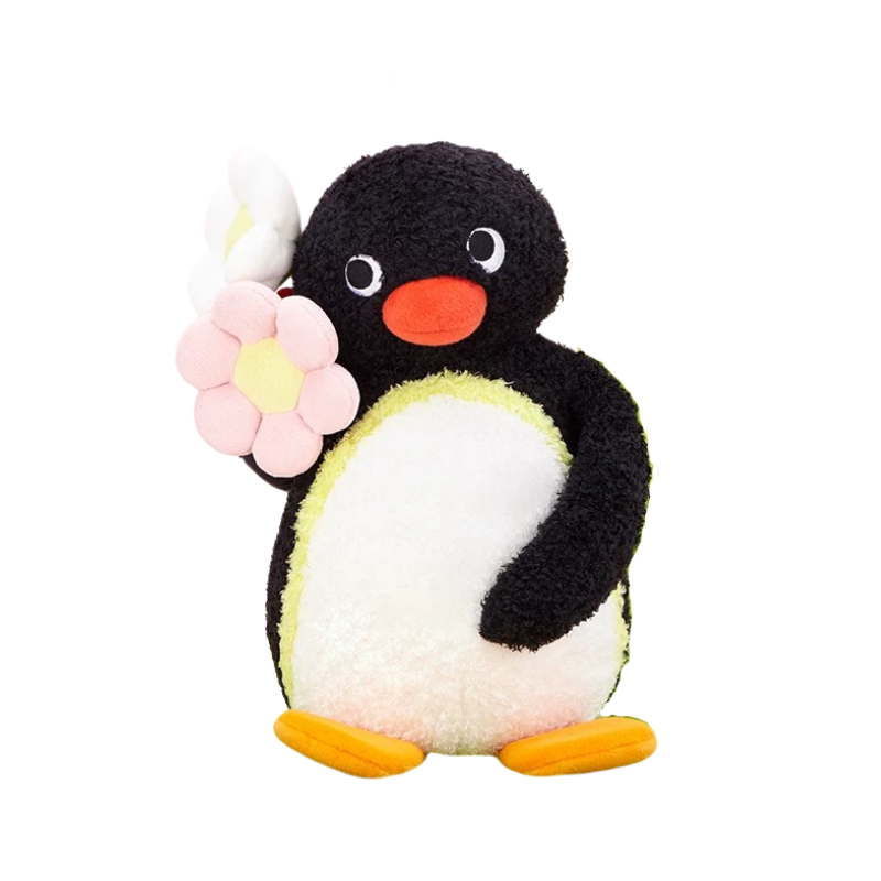 pingu-x-shandmoo-love-series-pingu-hiding-flowers-plush-doll