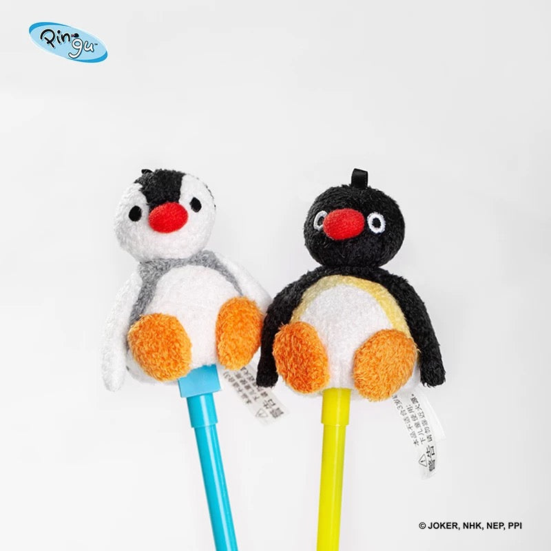pingu-x-shandmoo-pen-sleeves-mini-mascot-holder-keychain-set