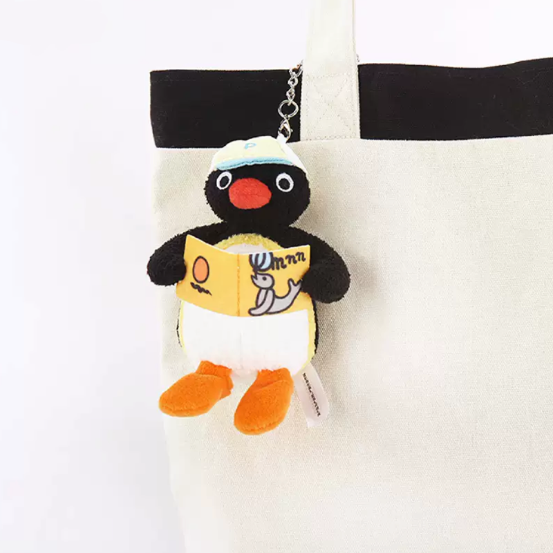 pingu-x-shandmoo-reading-series-hat-mascot-holder-keychain