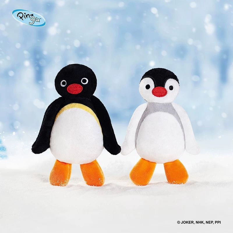 pingu-x-shandmoo-siblings-flat-mascot-holder-keychain-set