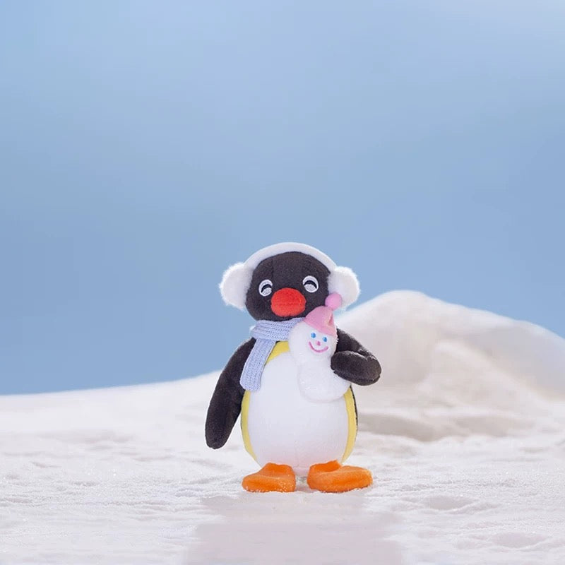pingu-x-shandmoo-winter-holding-snowman-mascot-holder-keychain