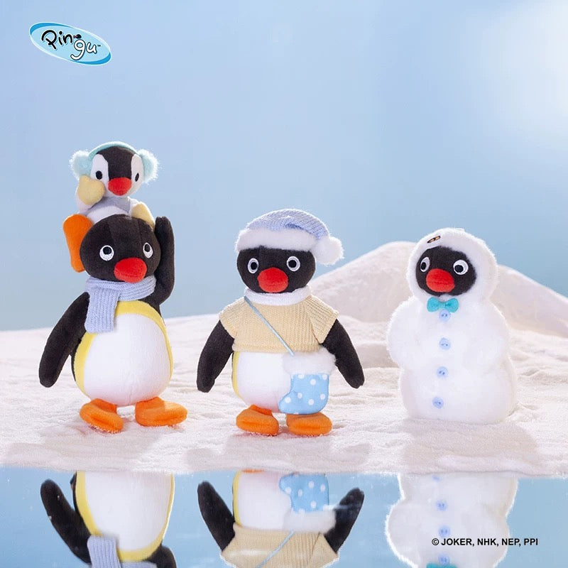 pingu-x-shandmoo-winter-snowman-mascot-holder-keychain