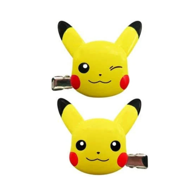 pokemon-pikachu-face-hair-clip-set