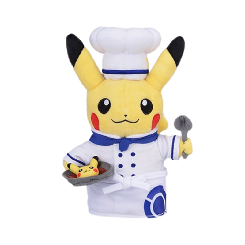 pokemon-pokemon-cafe-chef-pikachu-plush-doll