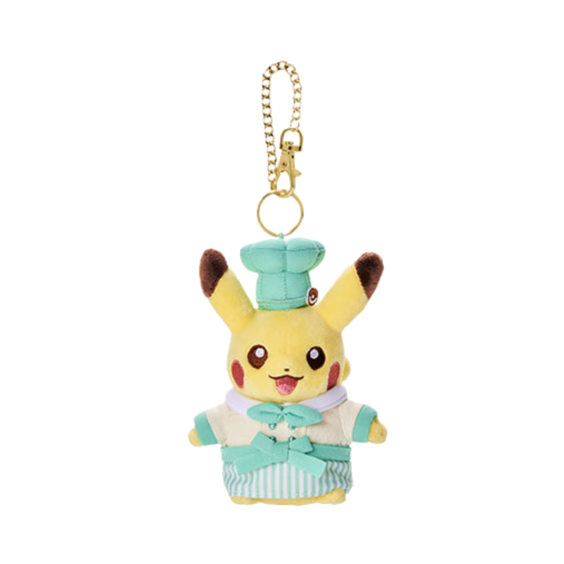 pokemon-sweets-by-pok-mon-cafe-patissiere-pikachu-green-mascot-holder-keychain