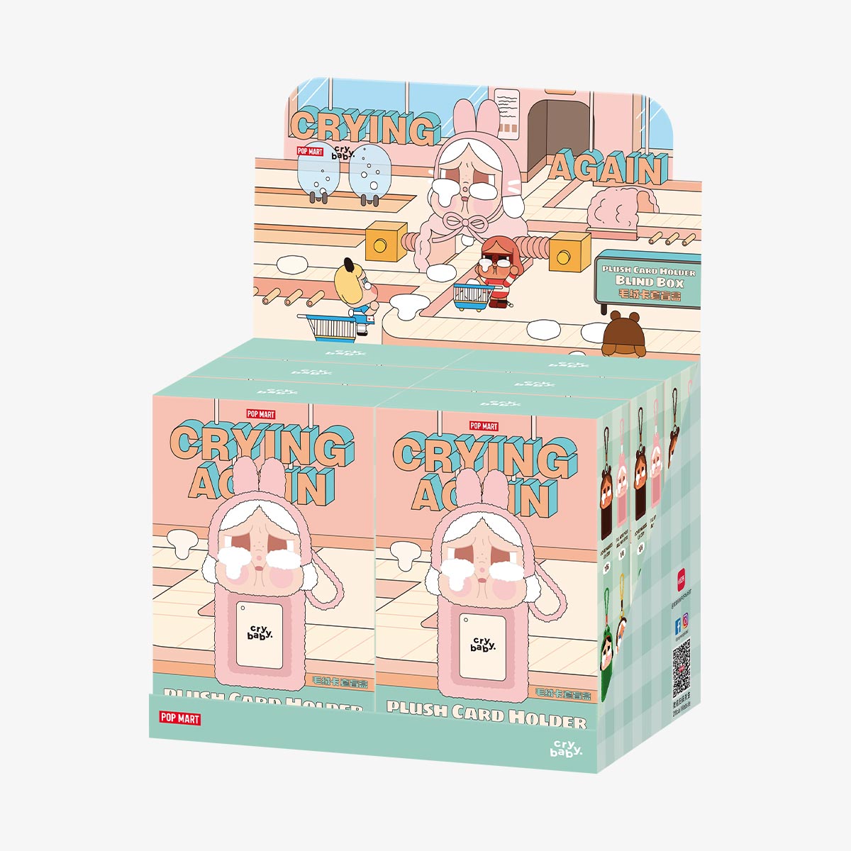 POP MART Crybaby Crying Again Series Card Holder Blind Box | YORE