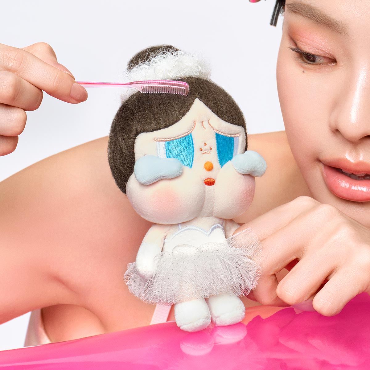 cry baby shiny shiny シリーズ POPMART crybaby SHINY ピンク