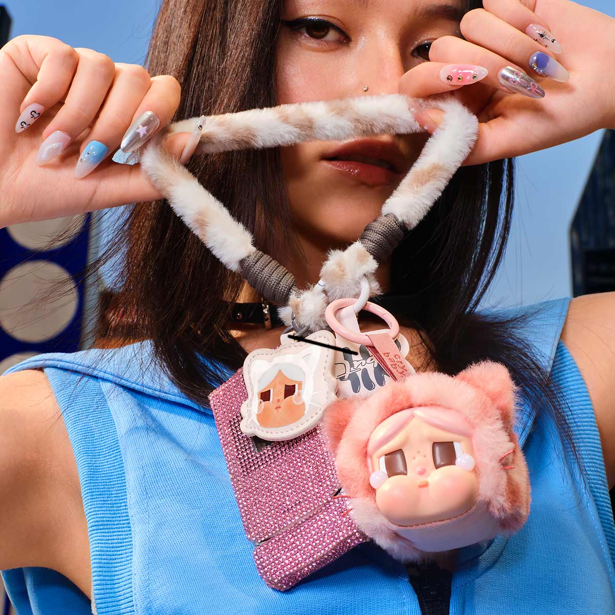 POP MART Crybaby Wild but Cutie Phone Charm Blind Box | YORE STORE