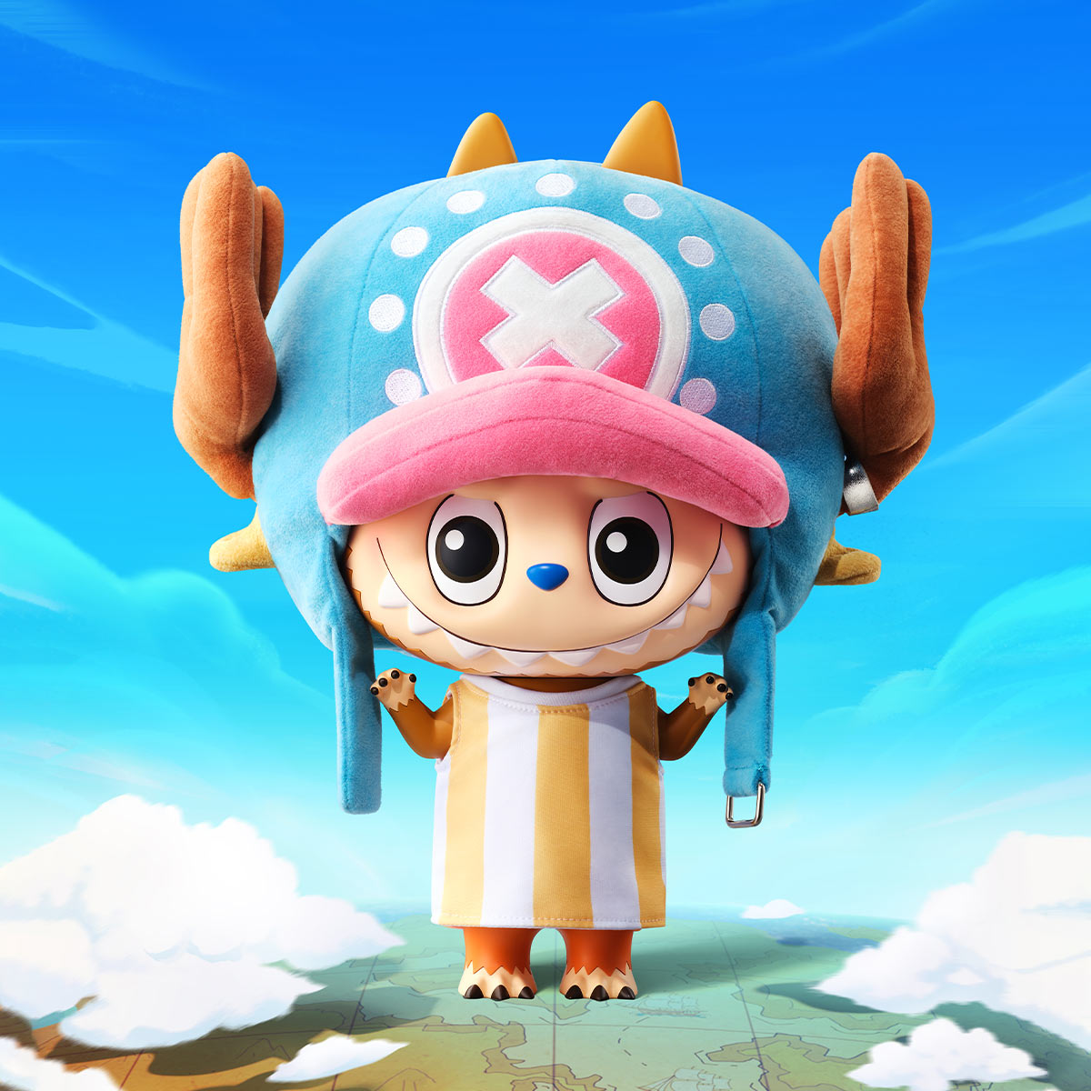 POP MART Mega Labubu 400% Tony Tony Chopper Figure | YORE STORE