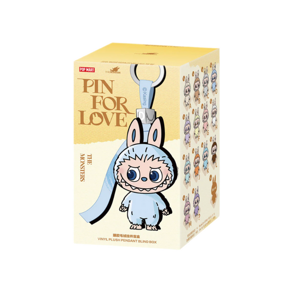 POP MART The Monsters Pin for Love Series Vinyl Plush Pendant