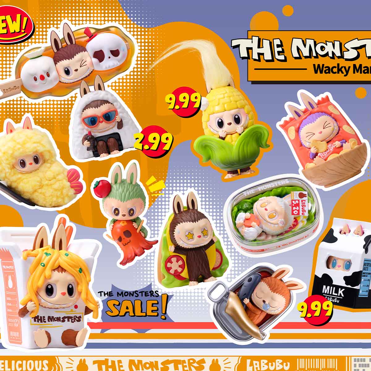 POP MART The Monsters Wacky Mart Series Blind Box | YORE STORE