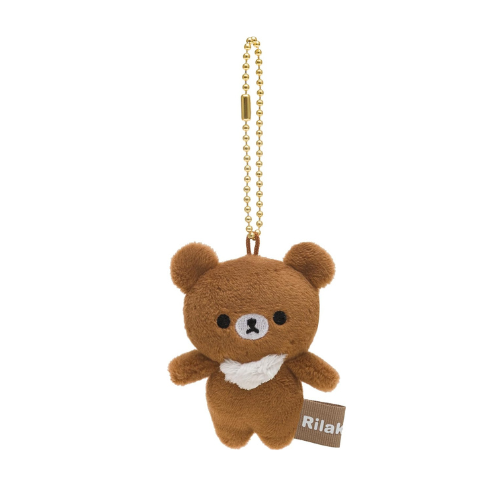 san-x-chairoikoguma-mini-mini-cleaner-mascot-holder-keychain