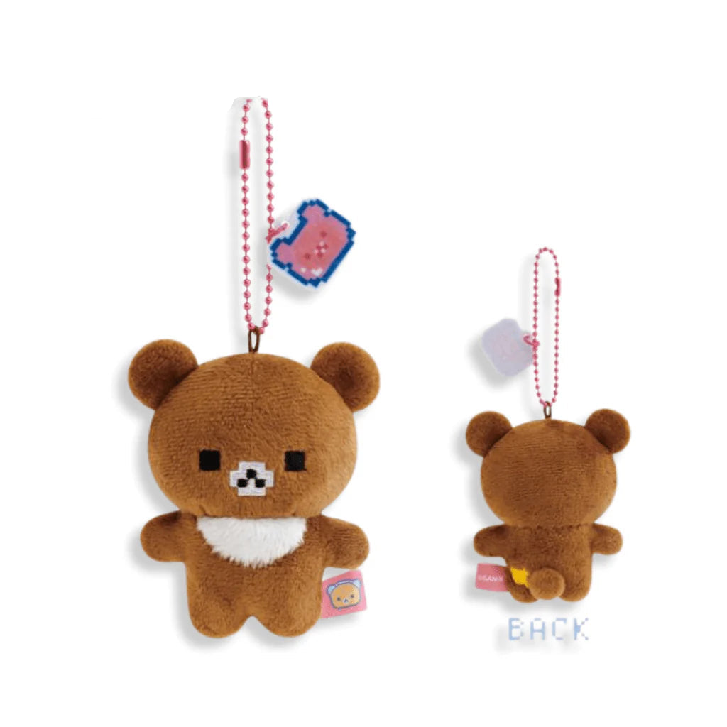 SAN-X RILAKKUMA Gaming Mini Hanging Plush Keychain (1PC)