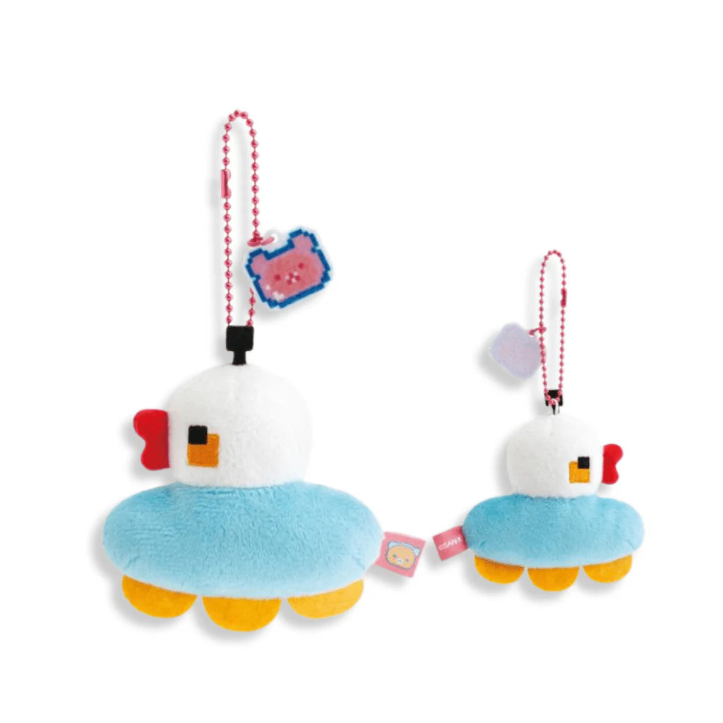 SAN-X RILAKKUMA Gaming Mini Hanging Plush Keychain (1PC)