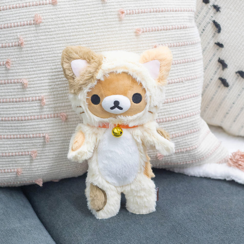 san-x-rilakkuma-huggable-cat-small-plush-doll-23cm