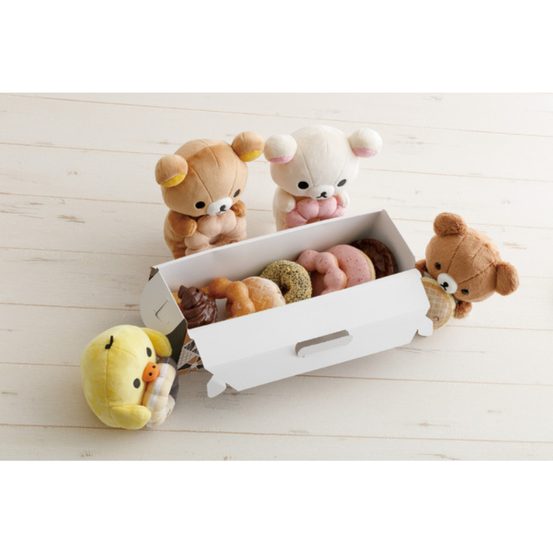 san-x-rilakkuma-x-mister-donut-chairoikoguma-plush-doll
