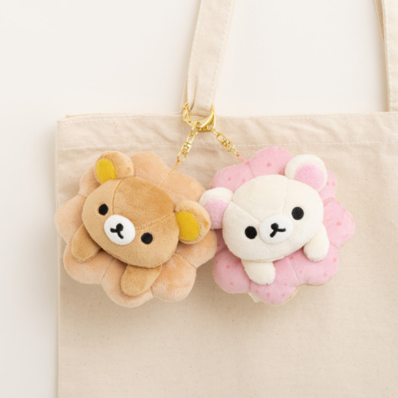 san-x-rilakkuma-x-mister-donut-kiiroitori-mascot-holder-keychain