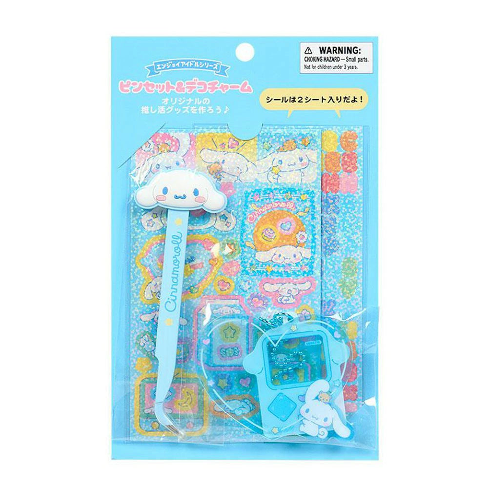 sanrio-cinnamoroll-enjoy-idol-series-tweezers-deco-charm-set