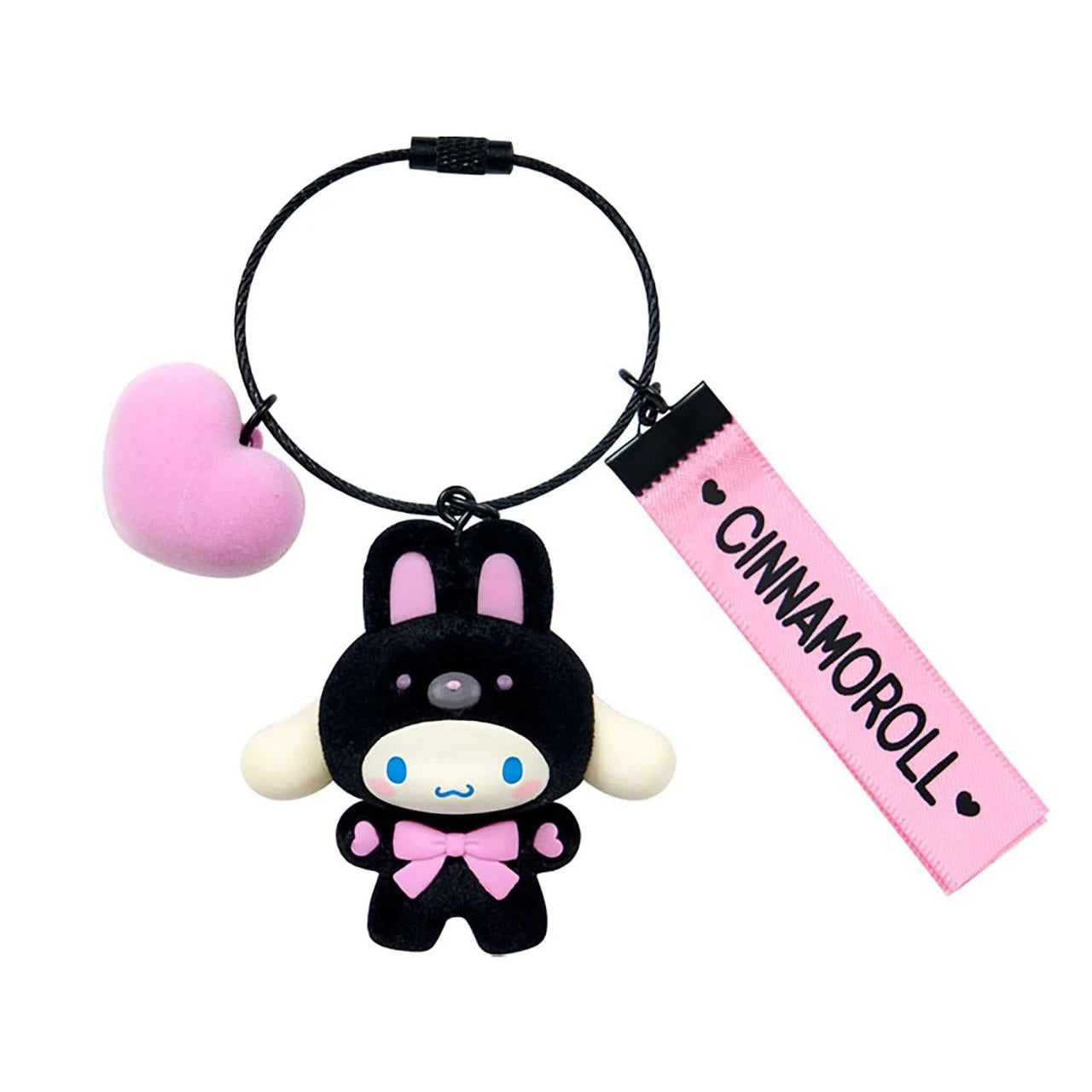 sanrio-cinnamoroll-makkuro-animals-keychain-accessory