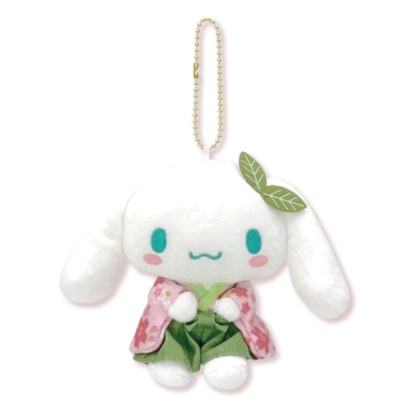 sanrio-cinnamoroll-matcha-sakura-kimono-mascot-holder-keychain