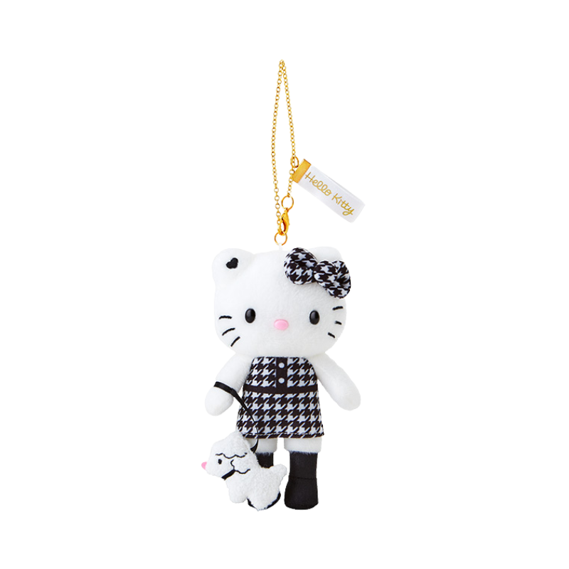 sanrio-hello-kitty-50th-anniversary-museum-exhibition-limited-houndstooth-long-leg-mascot-holder-keychain
