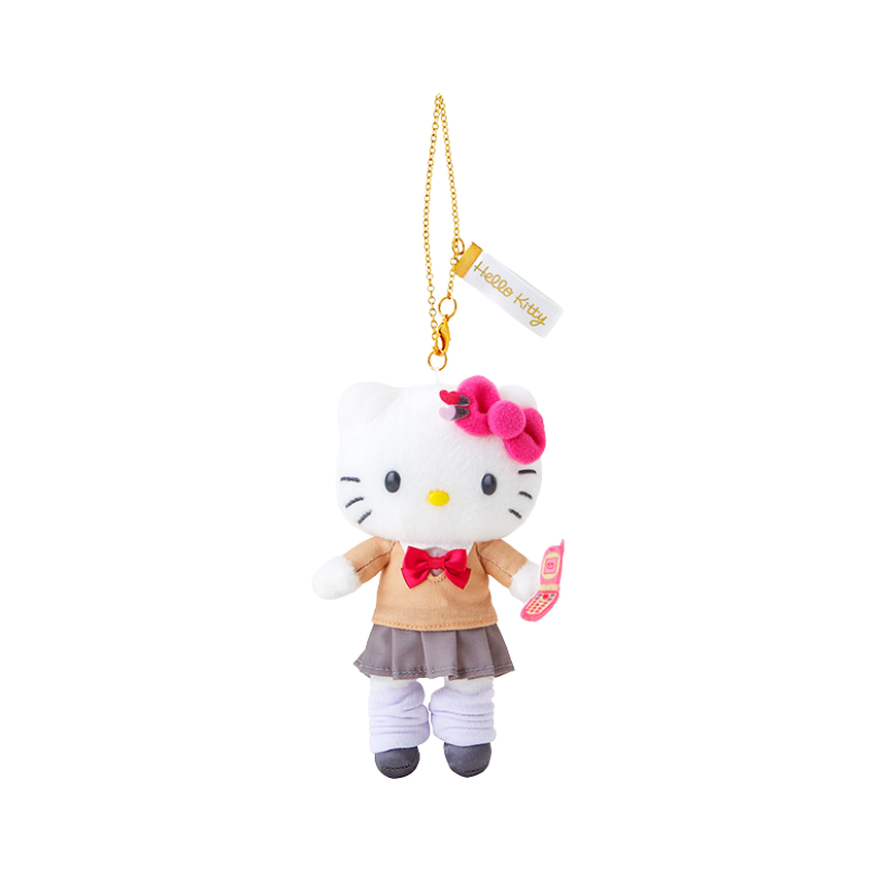 sanrio-hello-kitty-50th-anniversary-museum-exhibition-limited-uniform-long-leg-mascot-holder-keychain