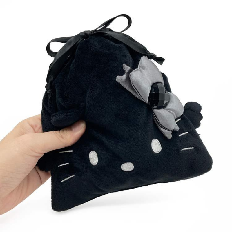 sanrio-hello-kitty-black-angel-black-draw-string-bag