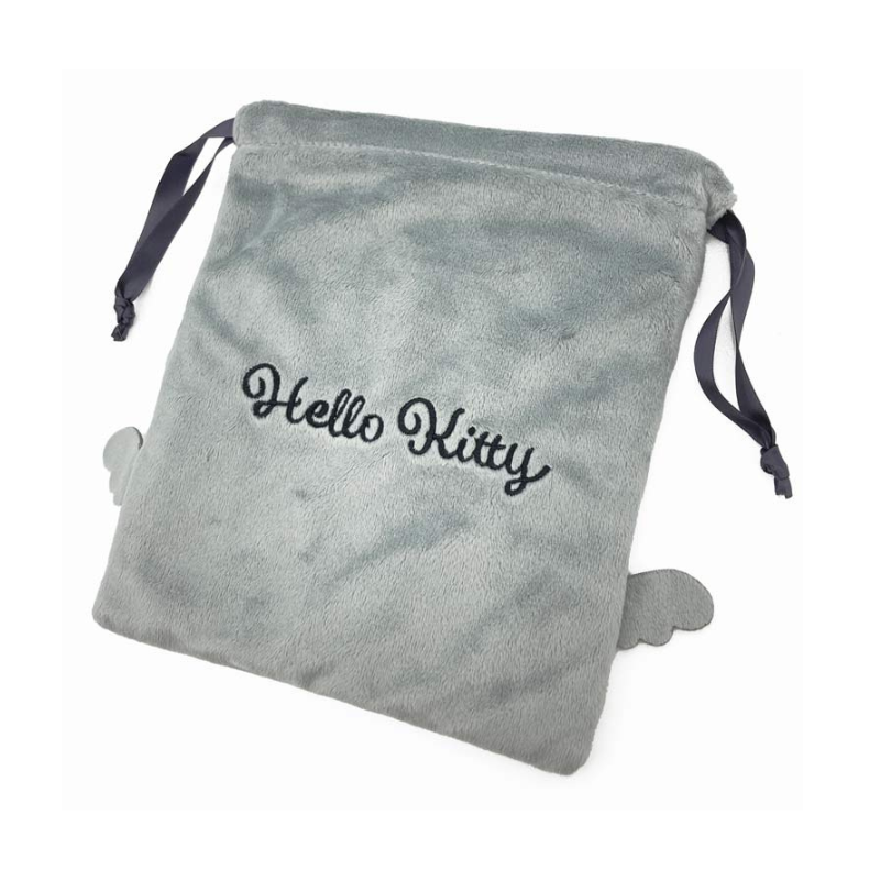 sanrio-hello-kitty-black-angel-grey-draw-string-bag