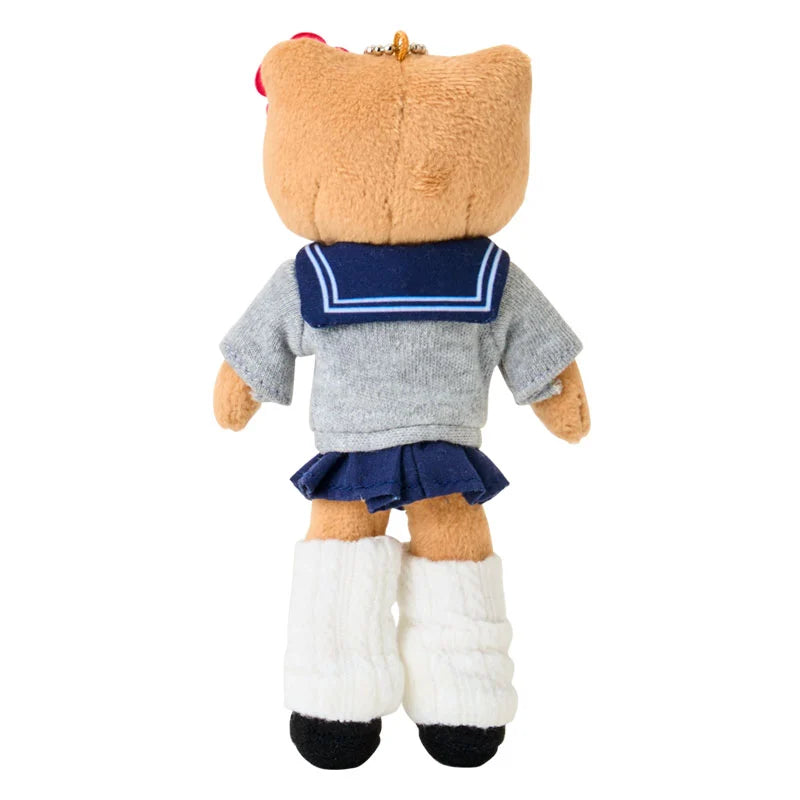 sanrio-hello-kitty-closet-collection-long-leg-tanned-uniform-mascot-holder-keychain