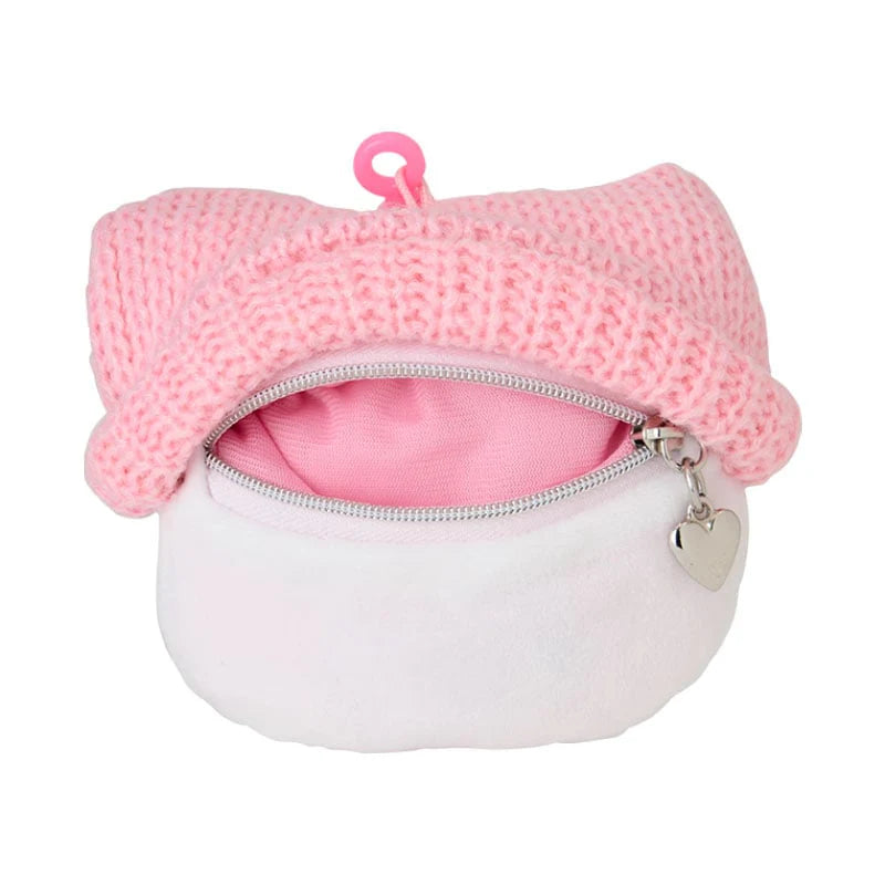 sanrio-hello-kitty-cozy-cap-face-keychain-pouch