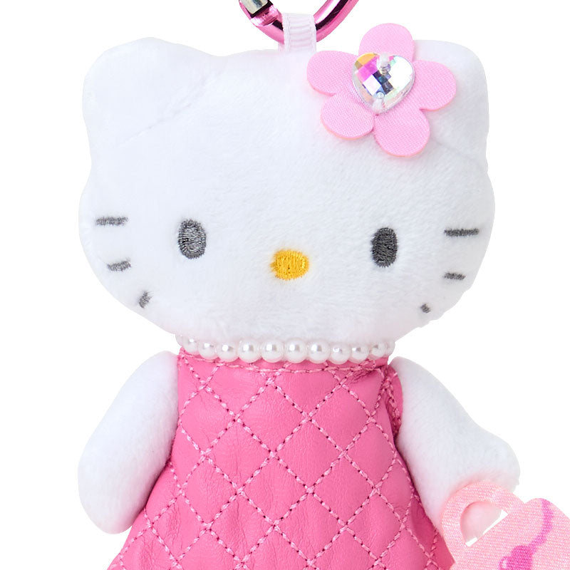 sanrio-hello-kitty-fantasy-series-long-leg-pink-quilt-dress-mascot-holder-keychain