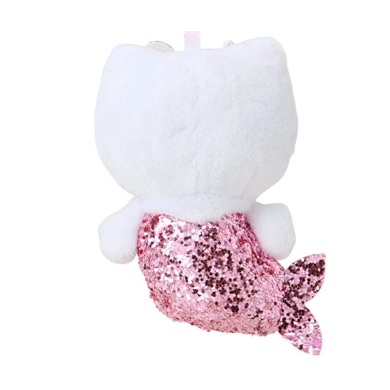 sanrio-hello-kitty-fantasy-series-mermaid-pink-glitter-mascot-holder-keychain