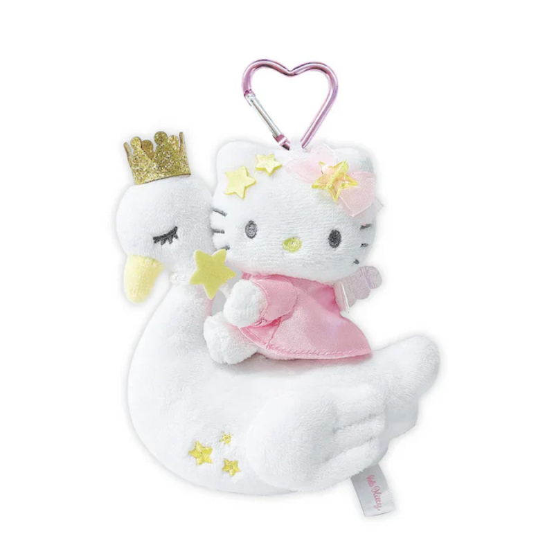 sanrio-hello-kitty-fantasy-series-swan-premium-mascot-holder-keychain