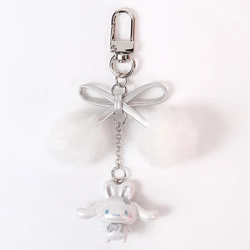 sanrio-hello-kitty-fluffy-snow-rabbit-keychain-accessory