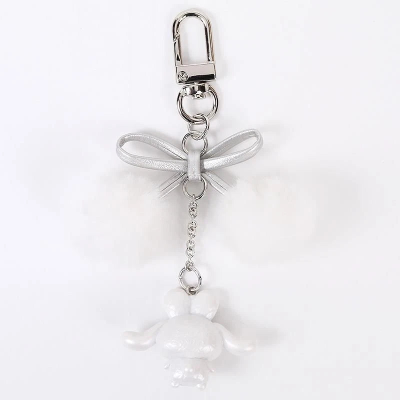 sanrio-hello-kitty-fluffy-snow-rabbit-keychain-accessory