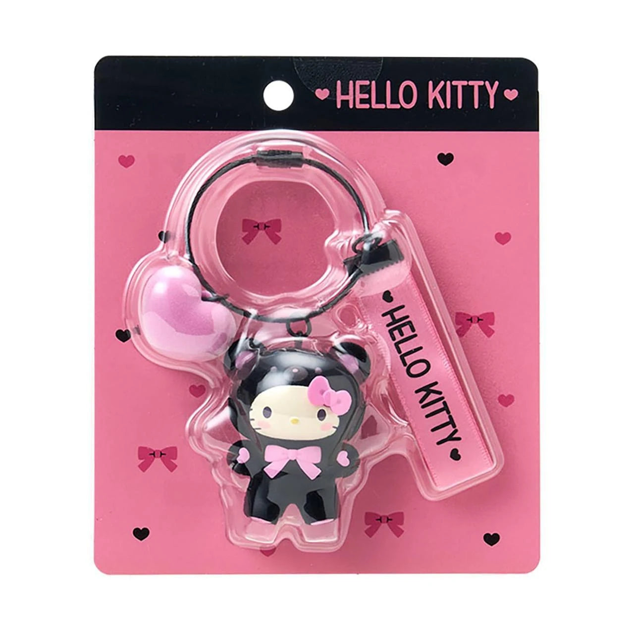 sanrio-hello-kitty-makkuro-animals-keychain-accessory