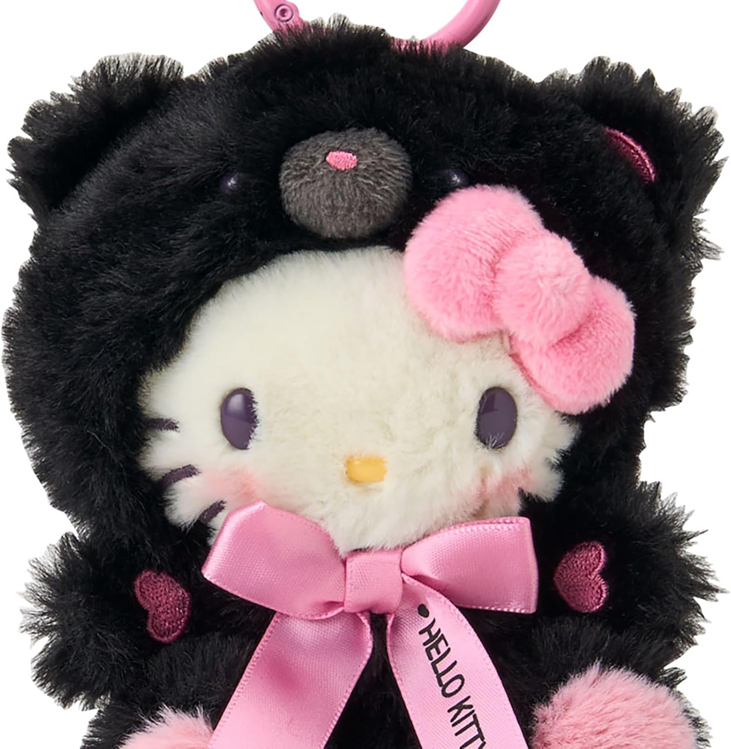 sanrio-hello-kitty-makkuro-animals-mascot-holder-keychain