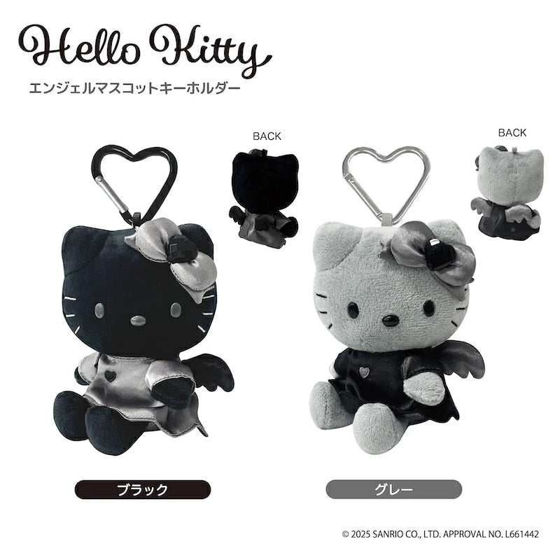 sanrio-hello-kitty-monochrome-black-angel-mascot-holder-keychain-black-