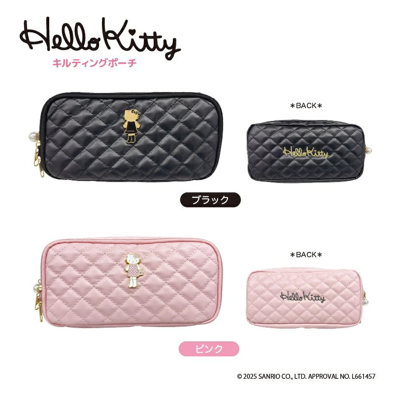 sanrio-hello-kitty-quilted-pouch-black-