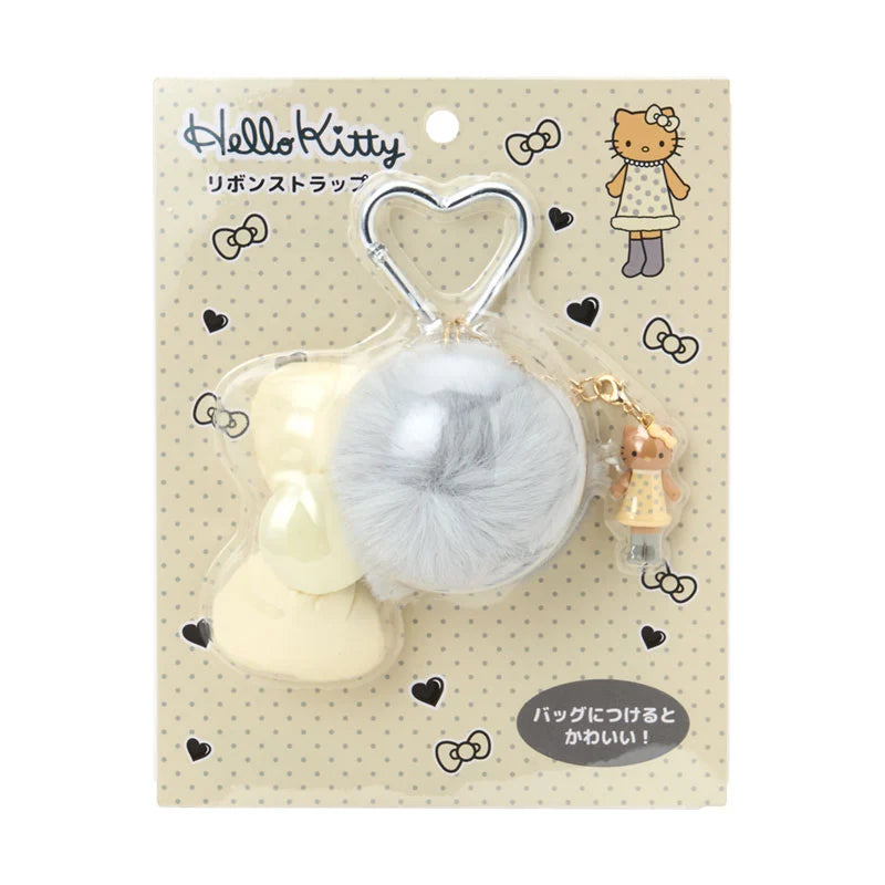 sanrio-hello-kitty-ribbon-strap-keychain-grey-