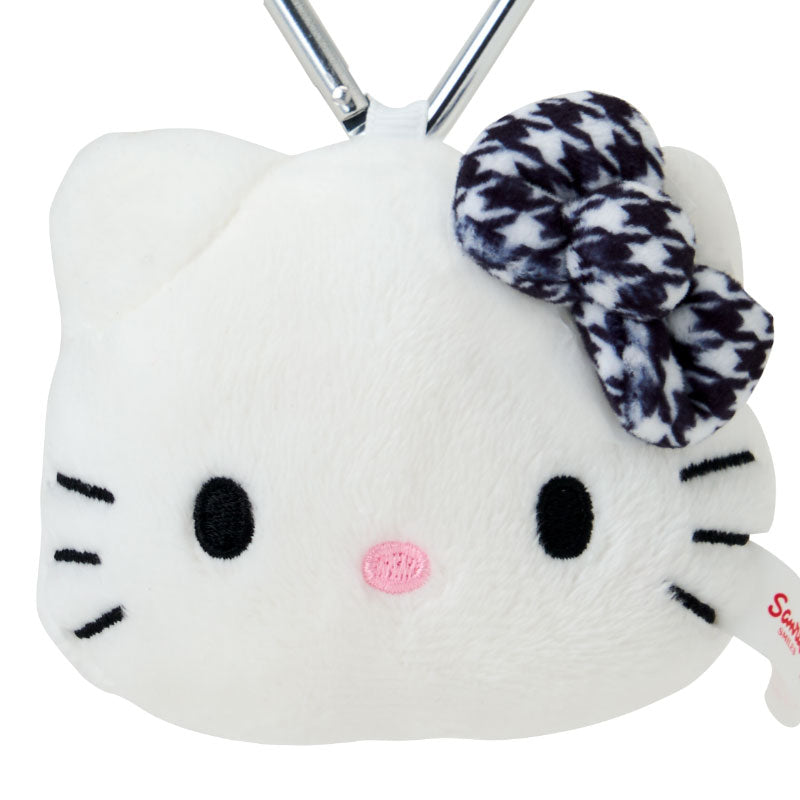 sanrio-i-love-hello-kitty-houndstooth-face-shaped-mascot-holder-keychain