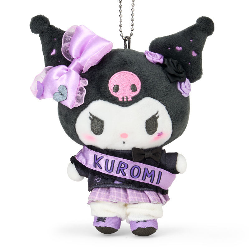 sanrio-kuromi-academy-sparkle-festival-mascot-holder-keychain