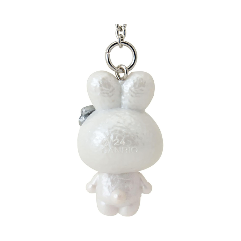 sanrio-kuromi-fluffy-snow-rabbit-keychain-accessory