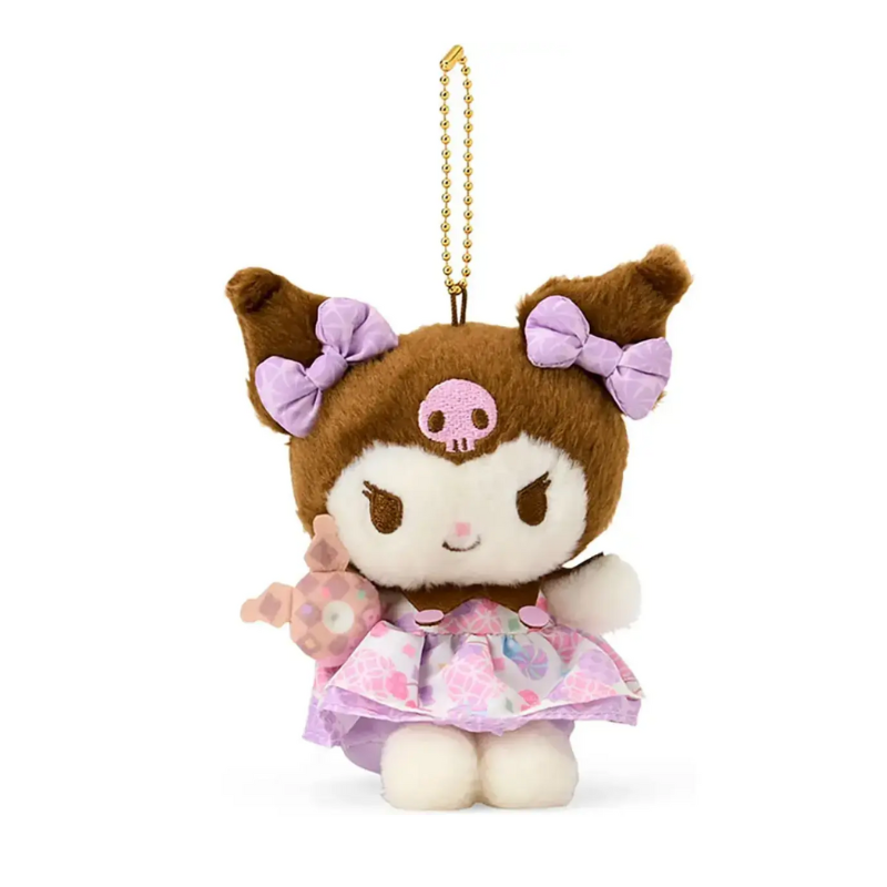 sanrio-kuromi-pastel-series-mascot-holder-keychain