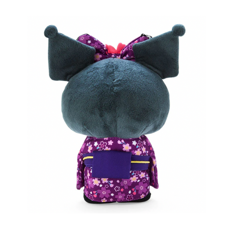 sanrio-kuromi-purple-bow-kimono-plush-doll